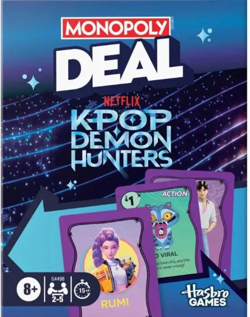 Monopoly Deal K Pop Demon Hunters