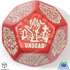 Monster Generator Die Red Beige