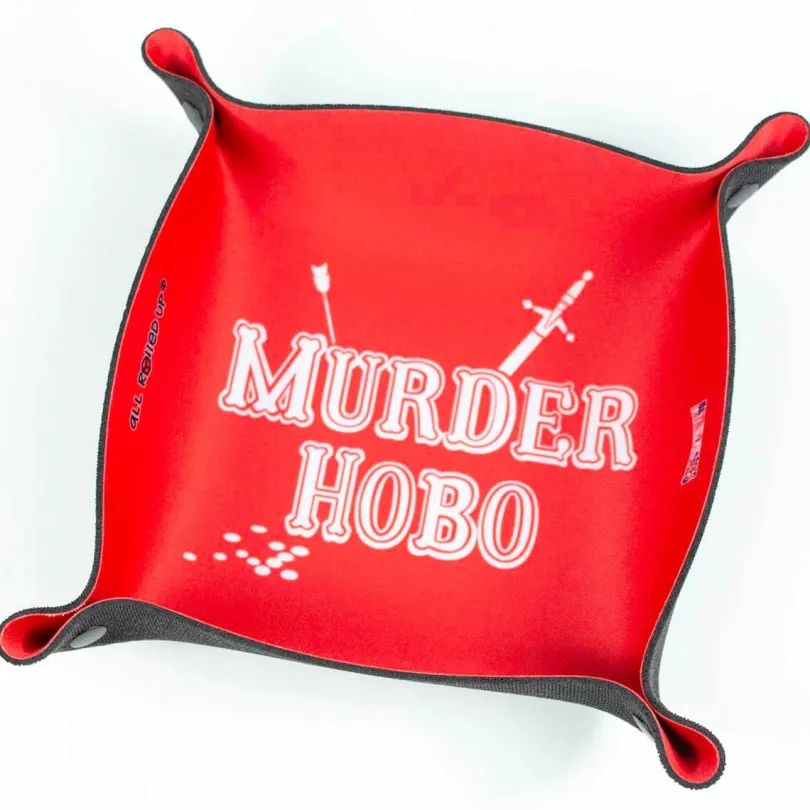 Murder Hobo Square Folding Dice Tray