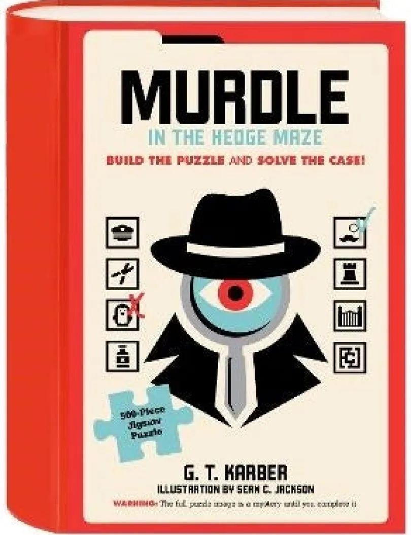 Murdle In The Hedge Maze 500 Piece Jigsaw Puzzle