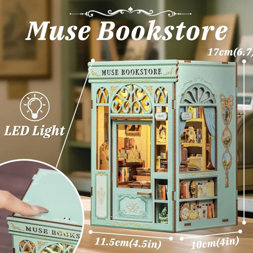 Muse Bookstore - Book Nook Kit - CuteBee