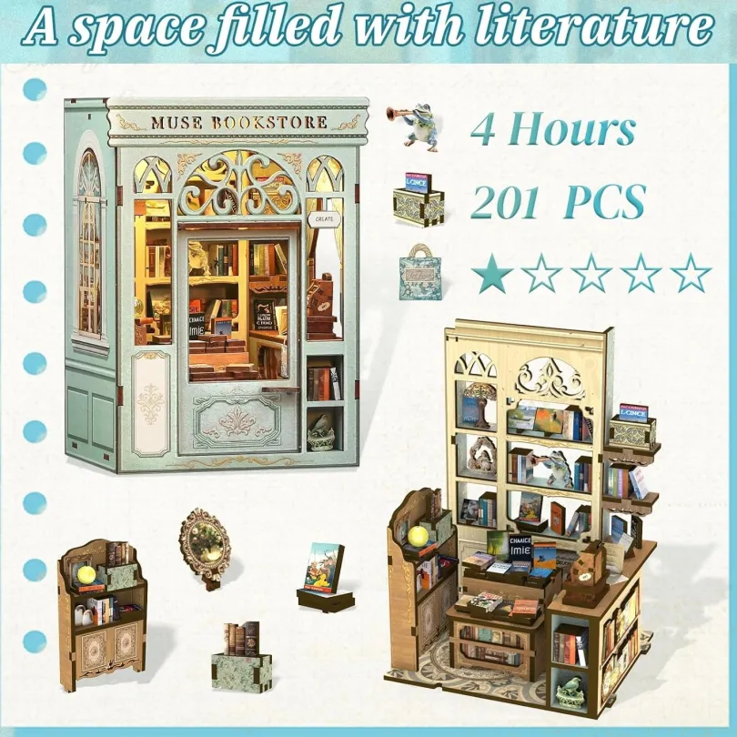 Muse Bookstore - Book Nook Kit - CuteBee