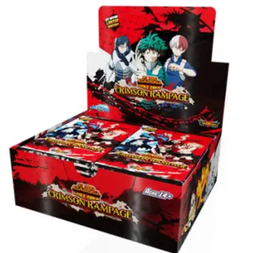 My Hero Academia Collectible Card Game - Booster Display Series 02: Crimson Rampage (24 Boosters)