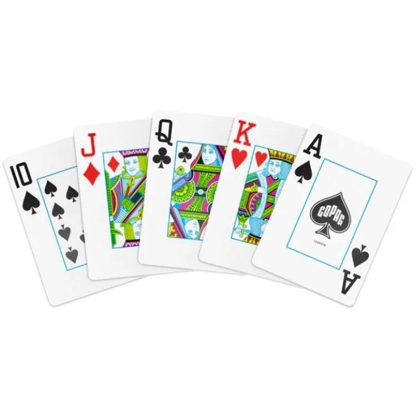 1546 Neoteric Poker Size Jumbo Index playing cards double deck Red/Green