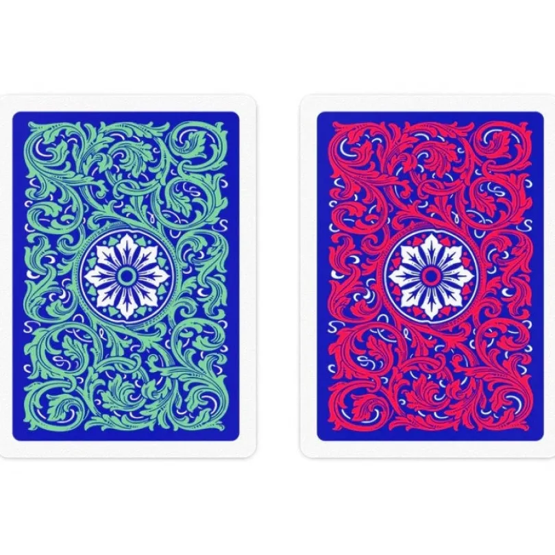 1546 Neoteric Poker Size Jumbo Index playing cards double deck Red/Green