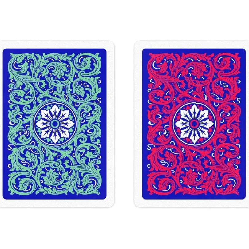 1546 Neoteric Poker Size Standard Index playing cards double deck (Red and Green)