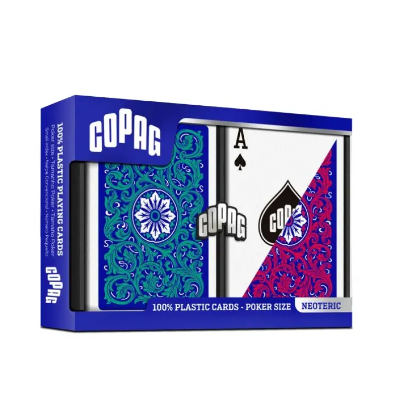 1546 Neoteric Poker Size Standard Index playing cards double deck (Red and Green)