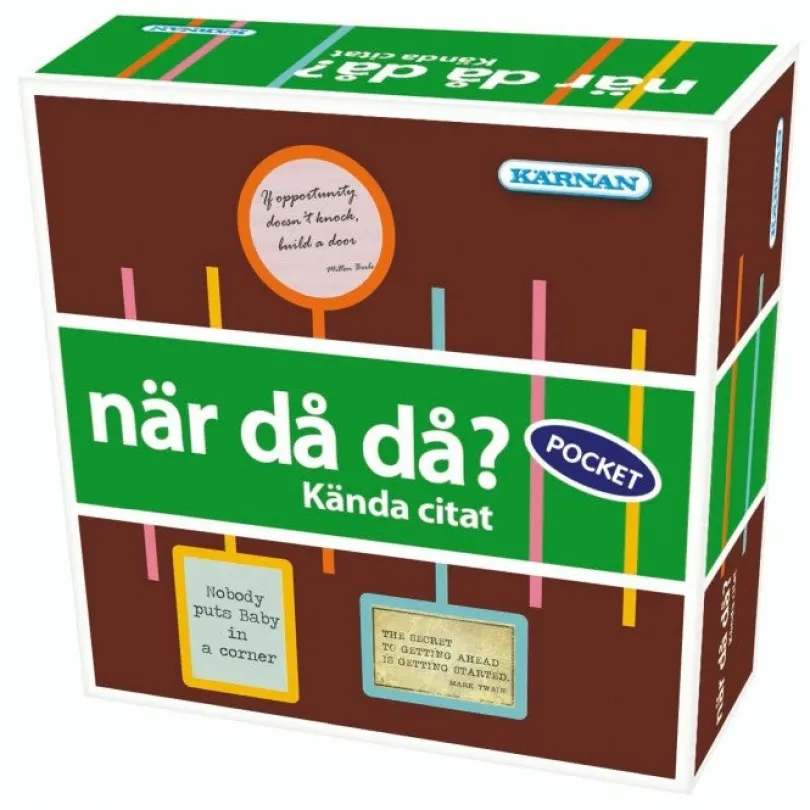 När då då? Kända citat (Pocket)