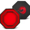 Octagon Dice Tray Red