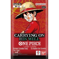 One Piece Card Game Carrying On His Will Booster Op13 One Piece Card Game