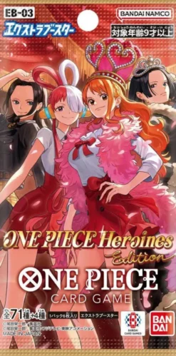 One Piece Card Game - Heroines edition EB-03 Booster Japansk