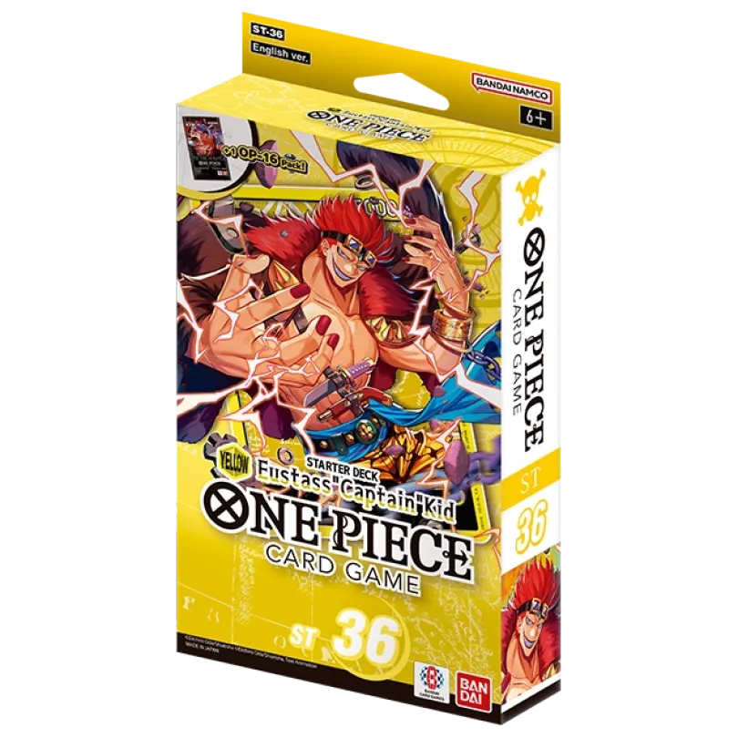 One Piece Card Game: ST36 Starter Deck - Yellow Eustass Captain Kid