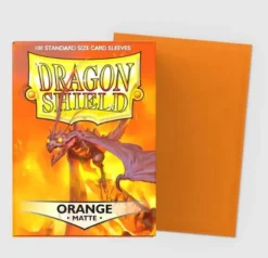 Orange - Matte Sleeves - Standard Size (100)