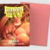 Peach Matte Dual Sleeves Standard Size 100 Sleeves Dragon Shield