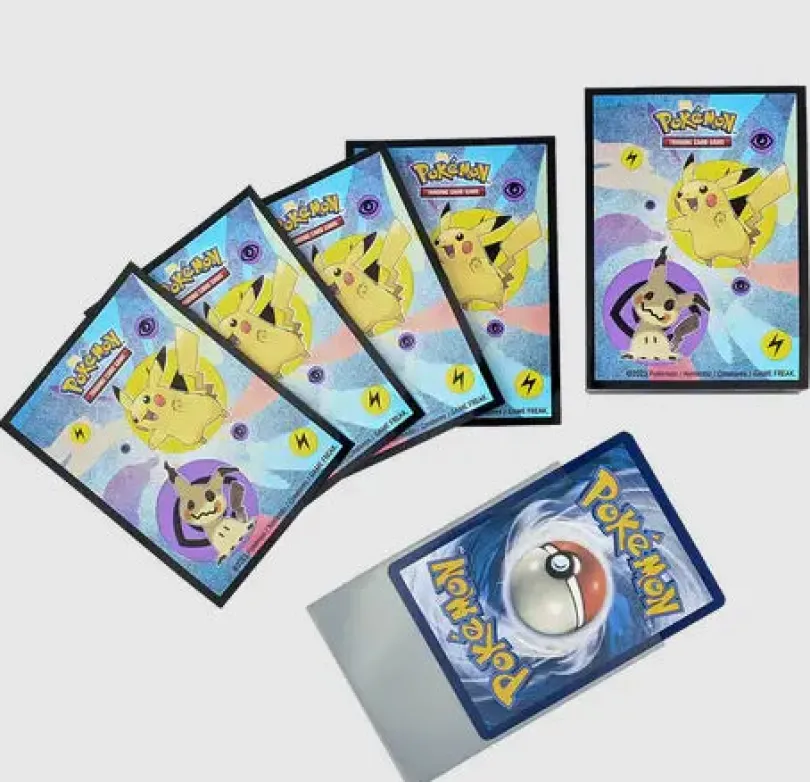 Pikachu & Mimikyu Standard Deck Protector Sleeves (65ct) for Pokémon