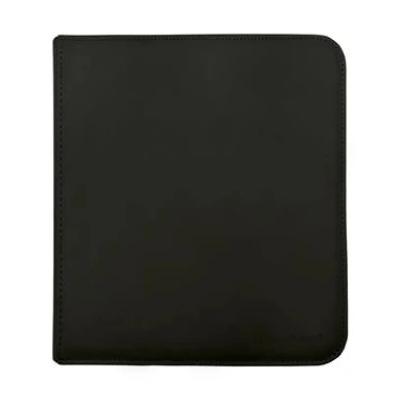12 Pocket Zippered Pro Binder Black Ultrapro