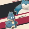 Pokemon Playmat - Snorlax and Munchlax
