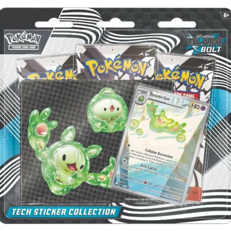 Pokemon SV10.5 - Black Bolt & White Flare - Black Bolt Tech Sticker Collection