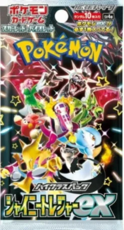 Pokemon Tcg Scarlet Violet High Class Pack Shiny Treasure Ex Sv4a Japansk Booster Pokemon