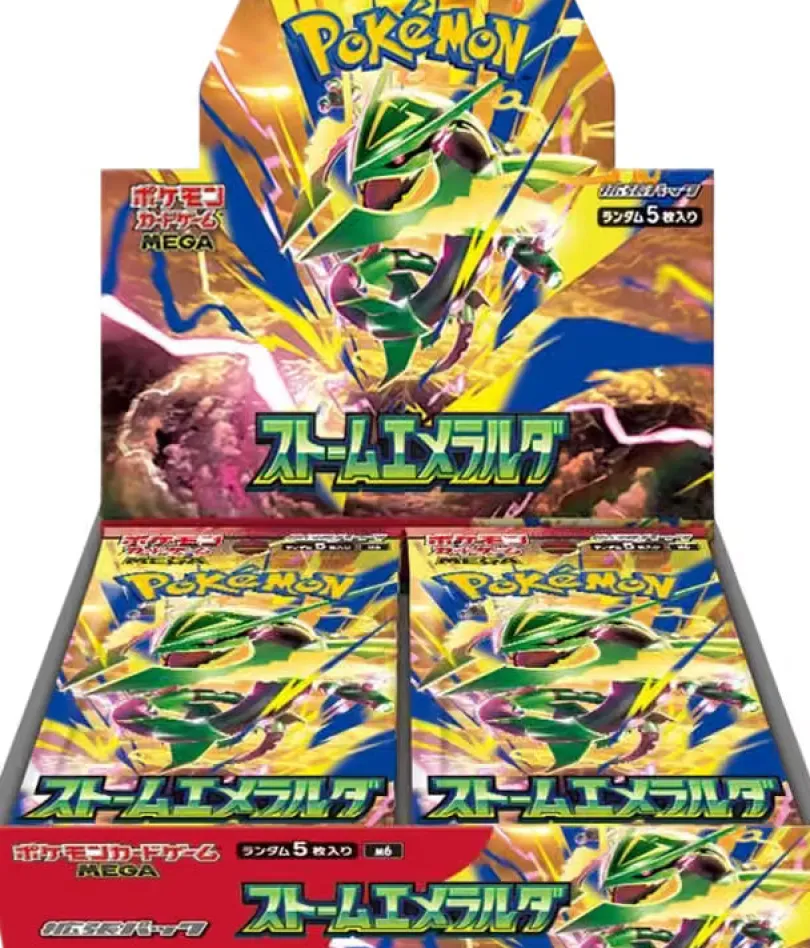 Pokemon TCG Storm Emeralda Booster Box (m6) Japansk(30 boosters)