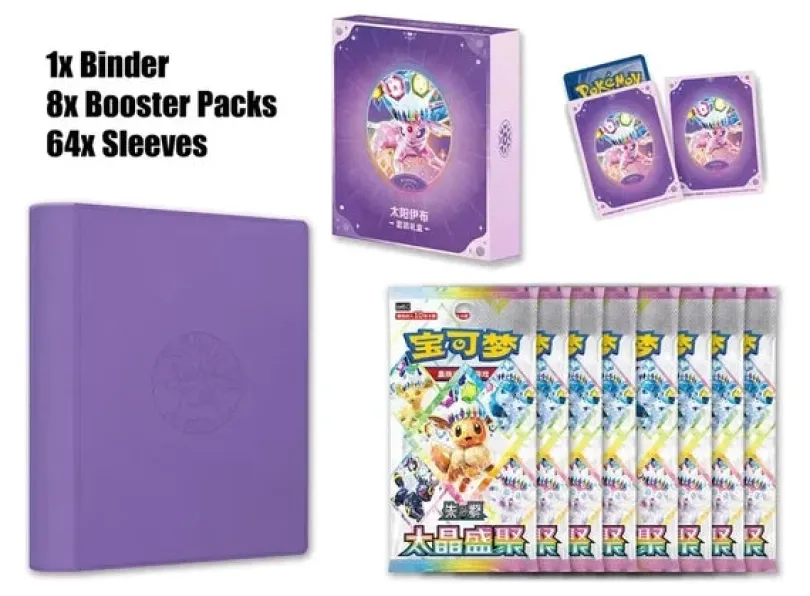 Pokemon Terastal Gathering Gift Box Set Espeon (Kinesisk)