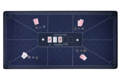 Pokermatta Bla 180x90cm