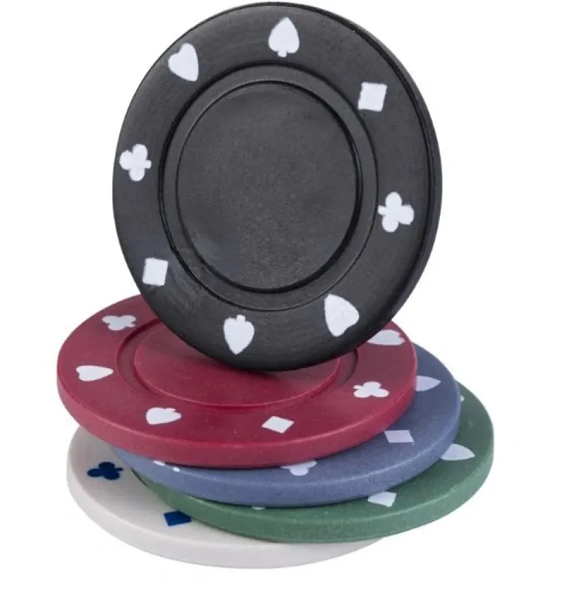 Pokerset Med Kortlekar Spelmatta Och 200 Marker 4 Gram