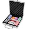 Poker Set 100 Poker Chips In Aluminum Case (3756)