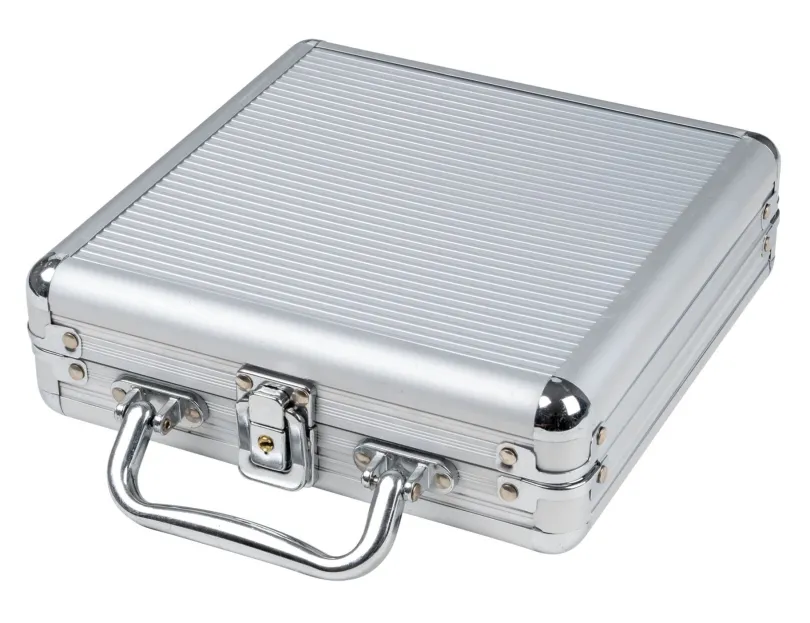 Poker Set 100 Poker Chips In Aluminum Case (3756)
