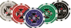 Poker Set 300 Poker Chips In Aluminium Case 3757 Philos