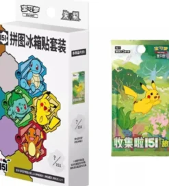 Pokémon 151 Collection Jigsaw Kylskåpsmagnetset (Kinesisk)
