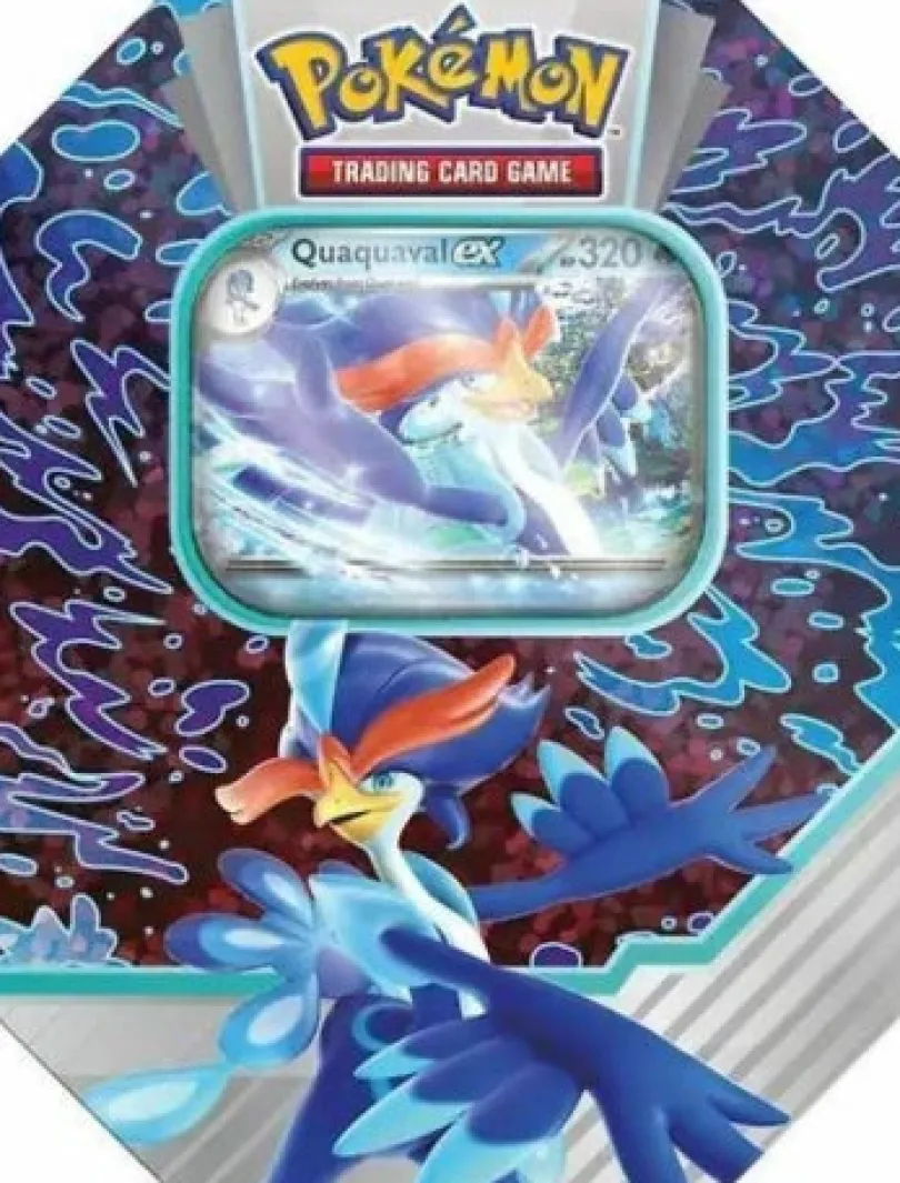 Pokémon: Paldea Partners EX Tin Fall 23 - Quaquaval