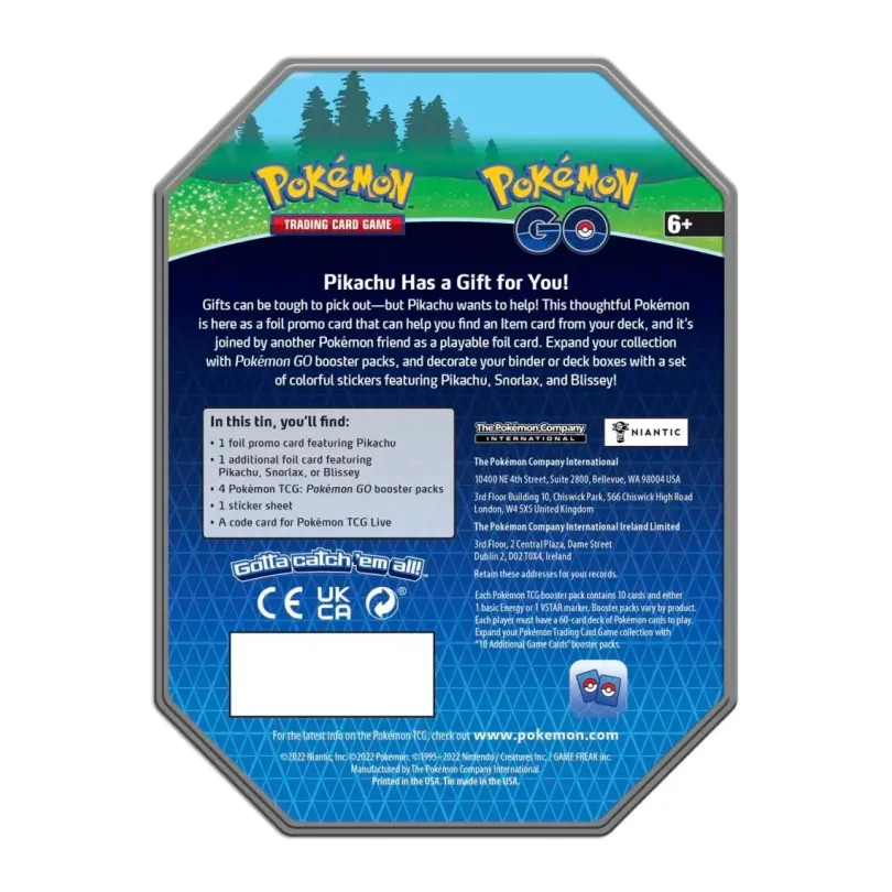 Pokémon: Pokémon GO Tin - Snorlax