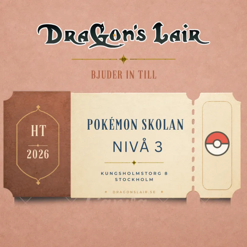 Pokémon Skolan Nivå 3 HT 2026