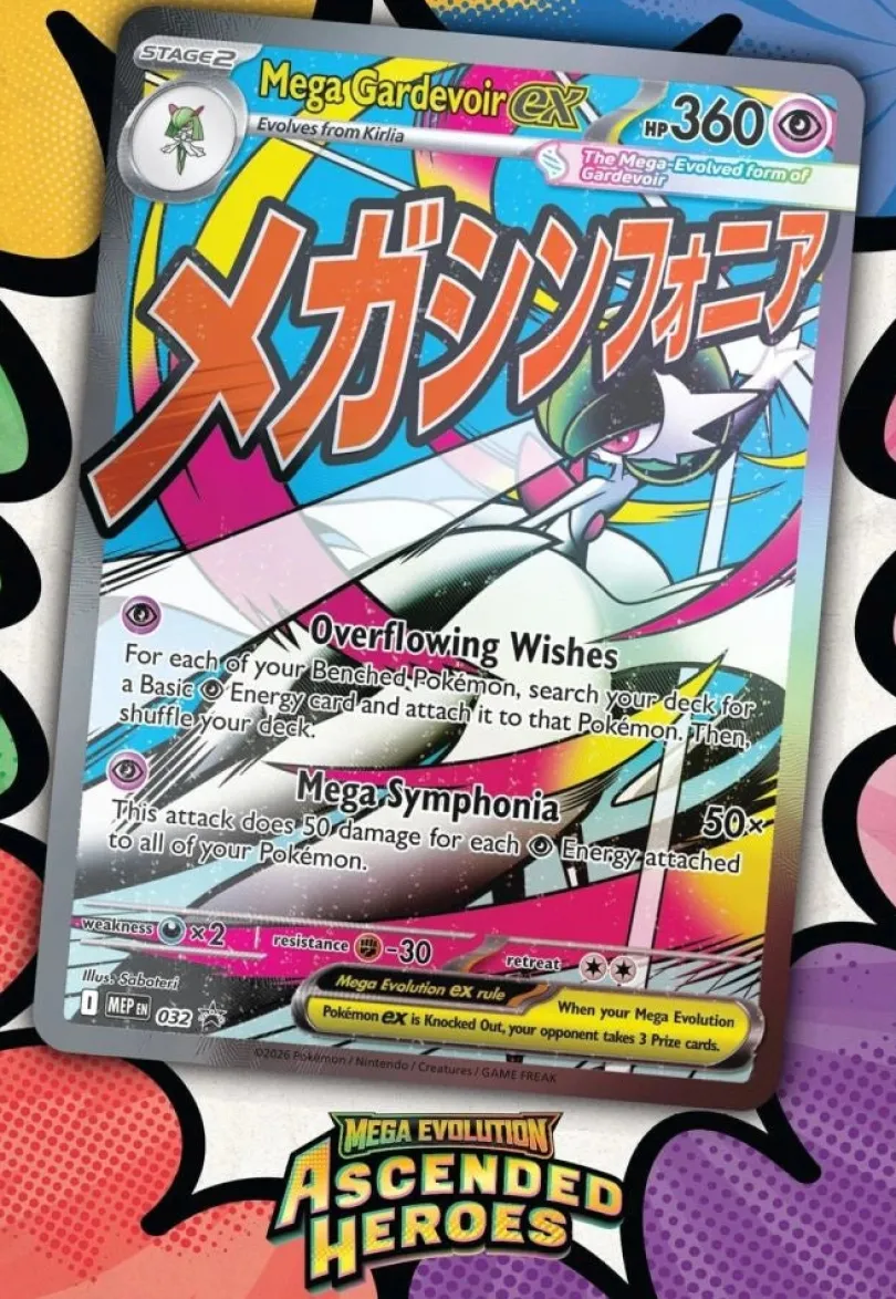Pokémon TCG - Ascended Heroes Premium Poster Collection Mega Gardevoir (Max 1 per kund)