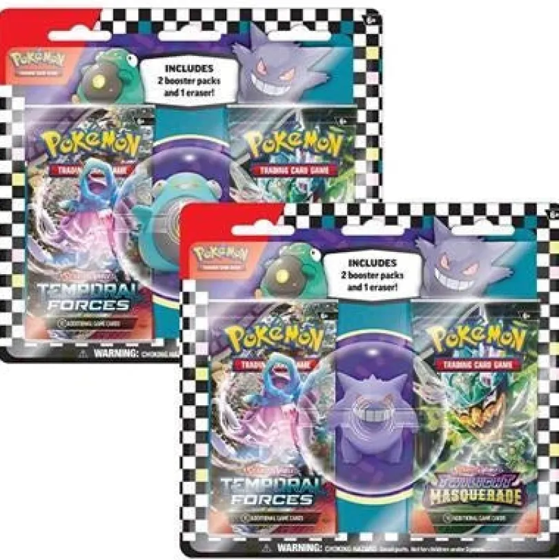 Pokémon TCG: Back to School - 2 Booster Packs & Eraser