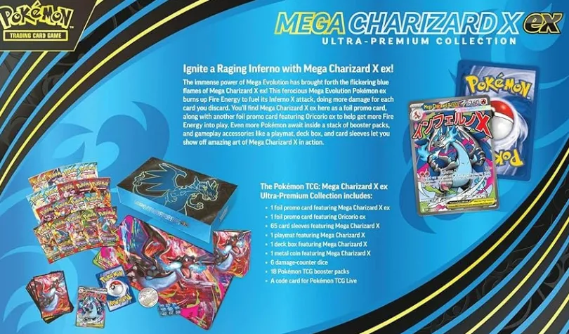 Pokémon TCG - Mega Charizard X ex Ultra Premium Collection (Max 2 per kund)