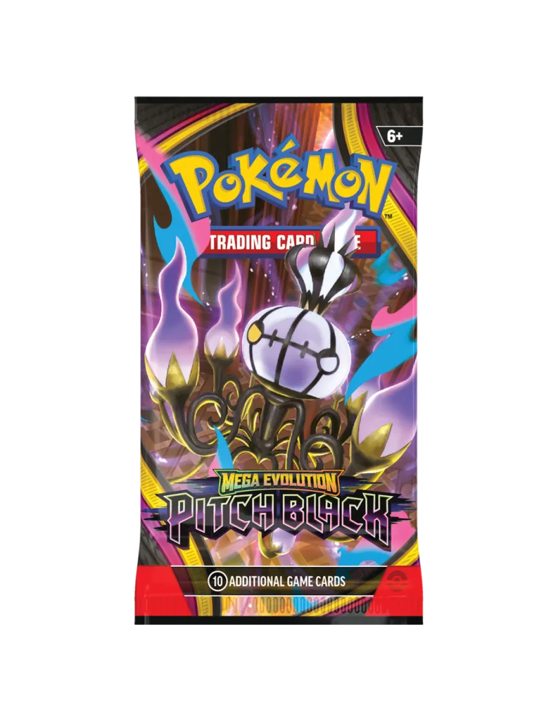 Pokémon TCG: Mega Evolution - Pitch Black Booster (Max 18 per kund)