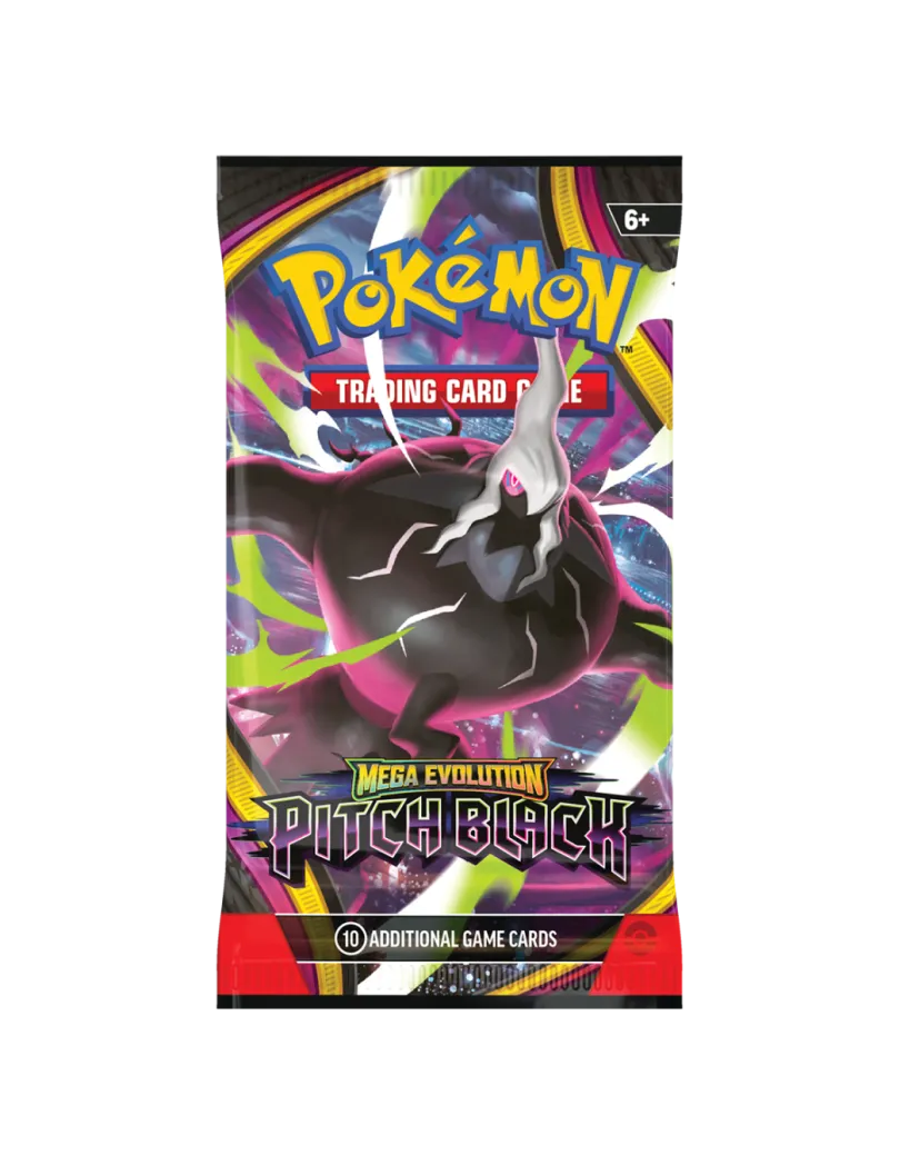 Pokémon TCG: Mega Evolution - Pitch Black Booster (Max 18 per kund)