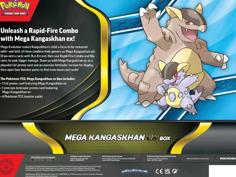 Pokémon TCG - Mega Kangaskhan ex Box (Max 1 per kund)