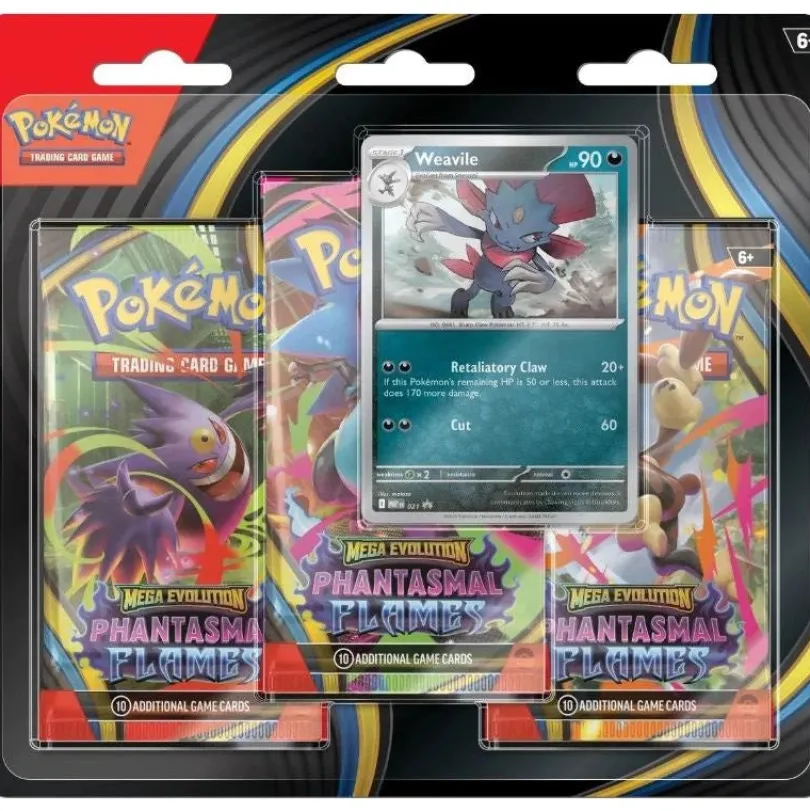 Pokémon TCG - Phantasmal Flames 3-Pack Blister