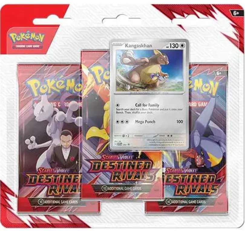 Pokémon TCG - Scarlet & Violet 10 Destined Rivals 3-pack Blister