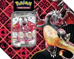 Pokémon TCG: Scarlet & Violet - Paldean Fates Tin Shiny Charizard ex (USA ed med 5 Boosters)