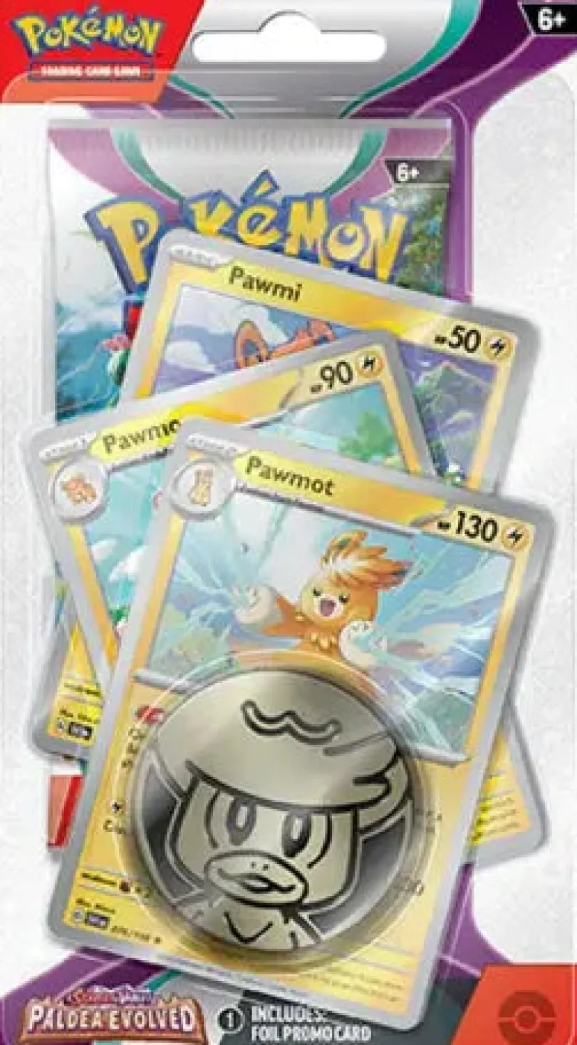 Pokémon TCG - Scarlet & Violet Paldea Evolved Premium Checklane Blister - Pawmot