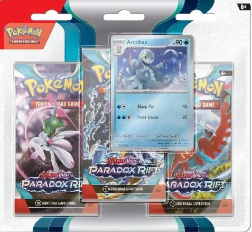 Pokémon TCG - Scarlet & Violet 4 Paradox Rift 3-pack Blister - Arctibax
