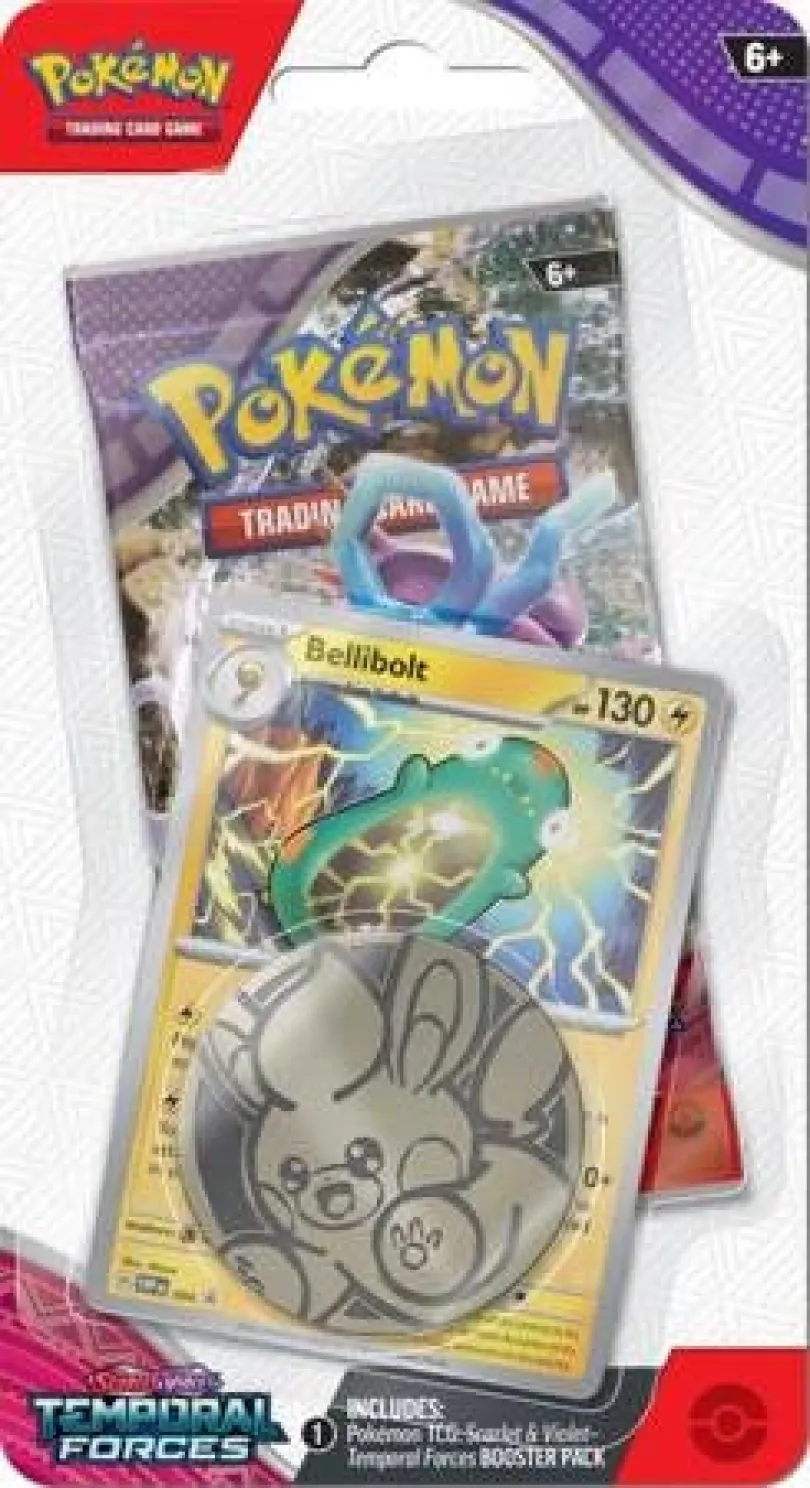 Pokémon TCG - Scarlet & Violet Temporal Forces Checklane Blister - Bellibolt