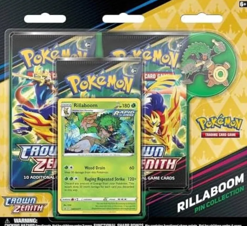 Pokémon TCG - SWSH 12.5 Crown Zenith: Rillaboom PinCollection