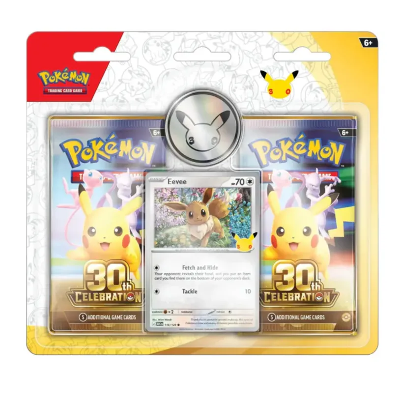Pokémon TCG: 30th Celebration 2-Pack Blister - Max 1 /kund