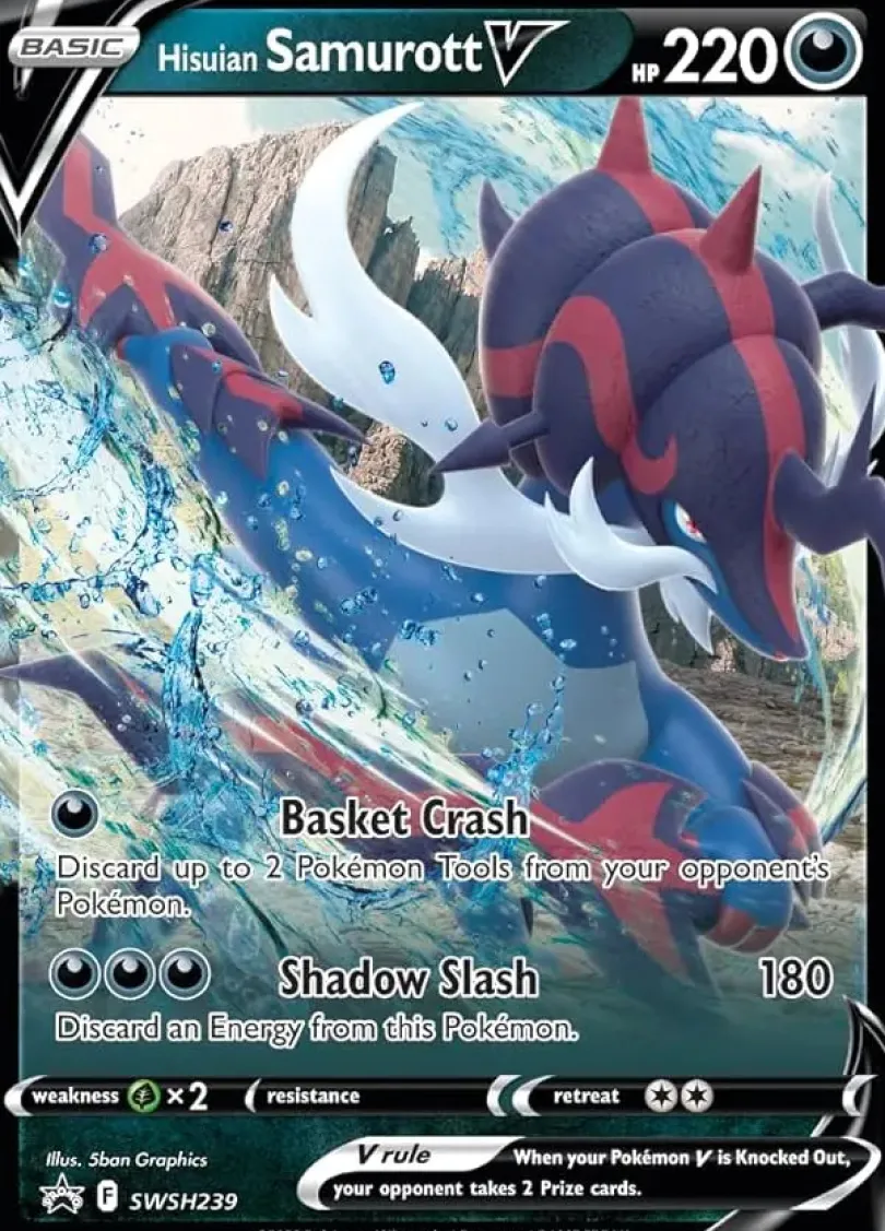 Pokémon: Tin Summer 2022 Divergent Powers - Samurott V