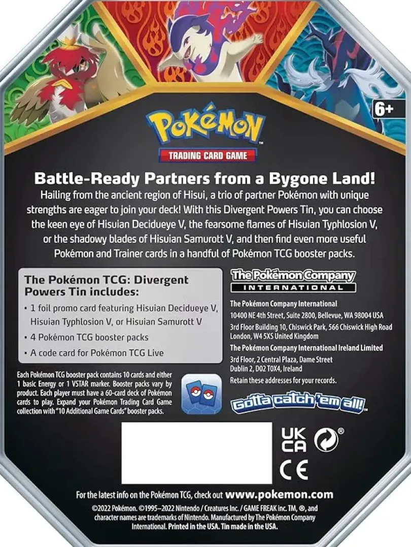 Pokémon: Tin Summer 2022 Divergent Powers - Decidueye V
